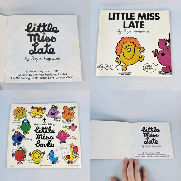 Book Lot Mr. Men Little Miss Mr. Happy Cheerful Miss Late Helpful Roger Hargreav - Picture 6 of 16